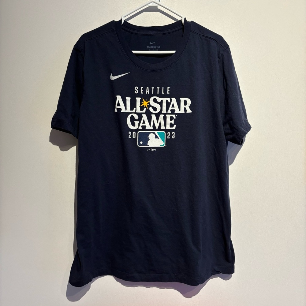 Nike 2023 MLB All Star Game Seattle T-Shirt Baseball XL Navy Blue